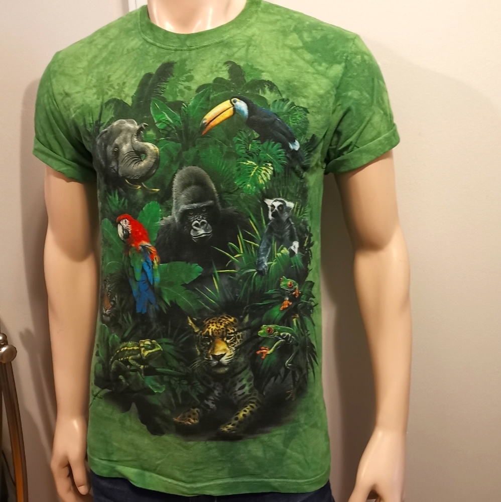 The Mountain Jungle Animal Tie Dye Graphic